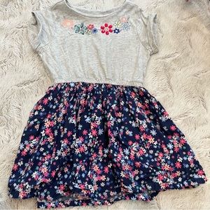 Gymboree Toddler Girl Embellished Floral Dress Size 5